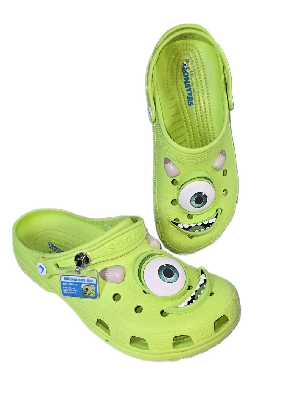 Crocs Disney Pixar Monsters Mike Wazowski Green Men's Size 10 / Women's Sz 12